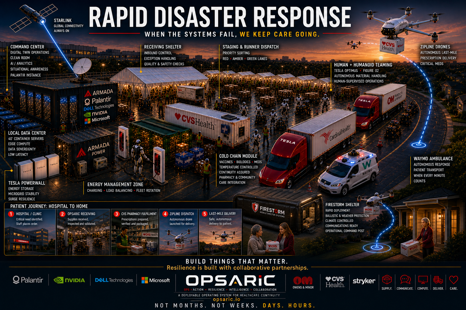 Rapid Disaster Response — when the systems fail, we keep care going